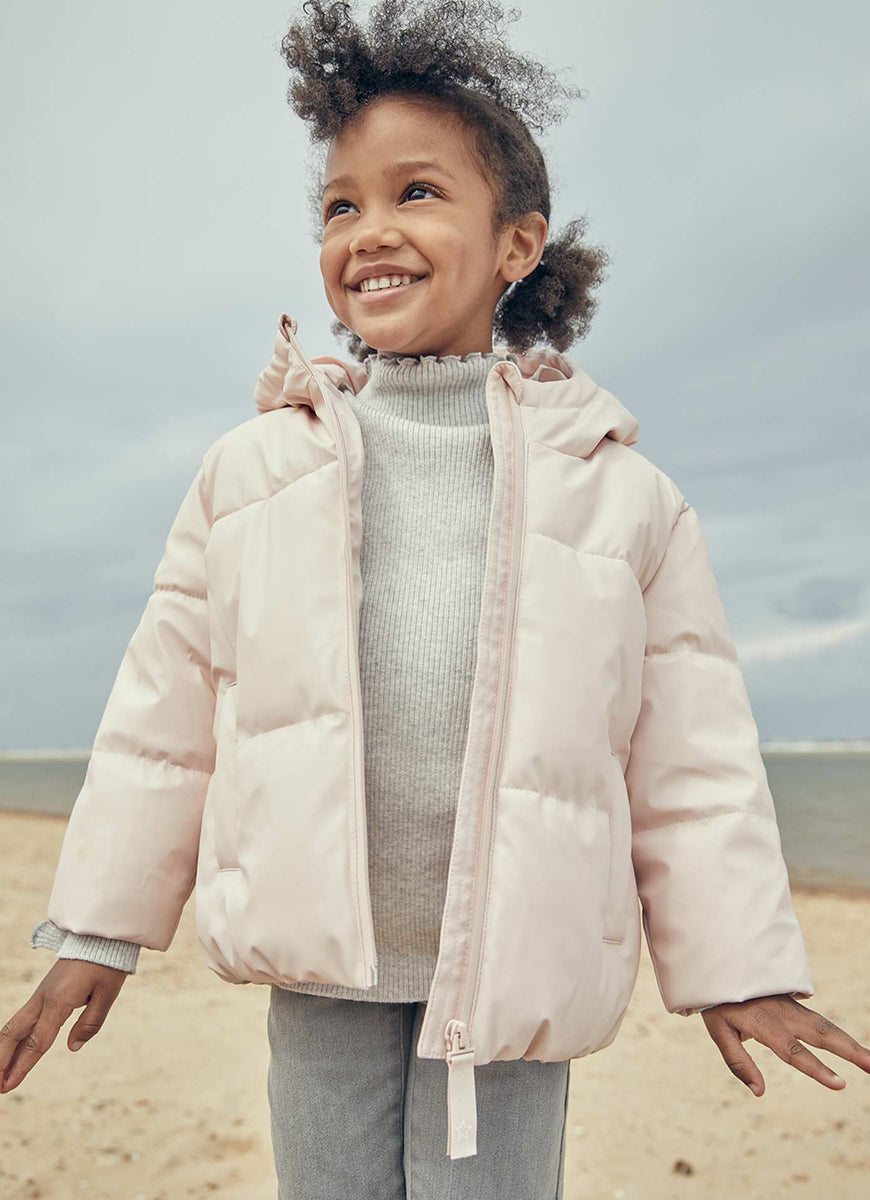 Pink Short Padded Coat – Mint Velvet